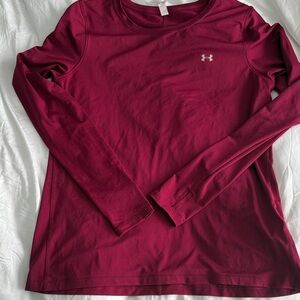 Under Armour Women's Long-Sleeve Performance Tee - Berry/Magenta